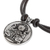 Collar colgante de níquel - Collar con colgante temático de astrología maya con signo Ajpu