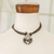 Collar colgante de níquel - Collar con colgante temático de astrología maya con signo Imox
