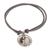 Collar colgante de níquel - Collar con colgante temático de astrología maya con signo Aq'ab'al