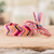 Macrame and braided friendship bracelets, 'Perfect Combination' (pair) - Pair of Colorful Macrame and Braided Friendship Bracelets