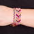 Macrame and braided friendship bracelets, 'Perfect Combination' (pair) - Pair of Colorful Macrame and Braided Friendship Bracelets