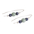Jade and lapis lazuli drop earrings, 'Energy Mix' - Polished Jade and Lapis Lazuli Drop Earrings from Guatemala (image 2c) thumbail