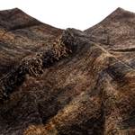 Cotton blend poncho, 'Our Earth' - Handwoven Cotton Blend Poncho in Brown and Green Hues