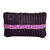 Handwoven cosmetic bag, 'Sweet Berry' - Hand-Woven Recycled Vinyl Cord Cosmetic Bag in Purple & Pink