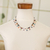 Beaded pendant necklace, 'Carefree' - Handmade Glass Beaded Worry Doll-Themed Pendant Necklace (image 2j) thumbail