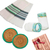 Curated gift set, 'Party of Two' - Handcrafted Blue and Green-Toned Curated Gift Set