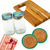 Curated gift set, 'Entertainer' - Handcrafted Wood, Pine Needle and Glass Curated Gift Set