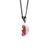 Natural flower pendant necklace, 'Kindness Dahlia' - Purple Natural Dahlia Flower and Resin Pendant Necklace