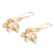 Cultured pearl dangle earrings, 'Cool Wind' - Dangle Earrings with Cultured Pearls & Twisted Wire Accents