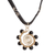 Onyx pendant necklace, 'Glamor by Night' - Pendant Necklace with Onyx Stones and Twisted Wire Accents