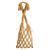 Cotton macrame tote bag, 'Happy Day' - Cotton Macrame Tote Bag in Ivory and Honey from El Salvador