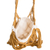 Cotton macrame tote bag, 'Happy Day' - Cotton Macrame Tote Bag in Ivory and Honey from El Salvador