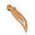Teak wood bookmark, 'Intellectual Macaw' - Macaw-Themed Leafy Teak and Mora Wood Bookmark