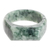 Jade band ring, 'Vitality Silhouettes' - Modern Geometric Natural Jade Band Ring in Dark Green thumbail