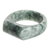 Jade band ring, 'Vitality Silhouettes' - Modern Geometric Natural Jade Band Ring in Dark Green (image 2c) thumbail