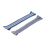 Cotton bookmarks, 'Captivating Pages' (set of 2) - Set of 2 Handloomed 100% Cotton Bookmarks with Fringes