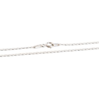 Halskette mit doppelseitigem Jade-Anhänger - Halskette mit doppelseitigem Herzanhänger aus Sterlingsilber und Jade