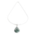 Jade double-sided pendant necklace, 'Bicolor Shadow' - Sterling Silver Jade Double-Sided Pendant Necklace (image 2d) thumbail
