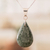 Jade double-sided pendant necklace, 'Two-Tone Shadow' - 925 Silver Green & Lilac Jade Double-Sided Pendant Necklace (image 2) thumbail