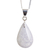 Jade double-sided pendant necklace, 'Two-Tone Shadow' - 925 Silver Green & Lilac Jade Double-Sided Pendant Necklace (image 2c) thumbail