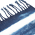 Cotton scarf, 'Indigo Dimension' - Tie-Dyed Striped Indigo and White Cotton Scarf with Fringes