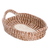 Natural fiber basket, 'Natural Silhouettes' (large) - Handcrafted Oval Natural Fiber Basket from Guatemala (Large)