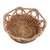 Natural fiber basket, 'Pine Nature' - Handcrafted Natural Fiber Basket in Brown and White Hues