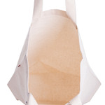 Foldable cotton tote bag, 'Jade' - Guatemalan Hand-Woven Foldable Cotton Tote Bag with Stripes