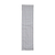 Cotton table runner, 'Mist' - Hand-Woven Cotton Table Runner with Grey and White Stripes