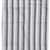 Cotton table runner, 'Mist' - Hand-Woven Cotton Table Runner with Grey and White Stripes