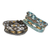 Beaded wrap bracelets, 'Atitlan Nightfall' (pair) - 2 Hand-Woven Beaded Wrap Bracelets in Blue and Black