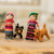 Worry dolls, 'Loyal Companions' (set of 2) - Set of 2 Handmade Cotton Worry Dolls and Dogs from Guatemala (image 2) thumbail