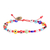 Crystal and glass beaded bracelet, 'colourful Protection' - Crystal and Nazar Glass Beaded Bracelet in Multicolour Hues