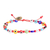 Crystal and glass beaded bracelet, 'Colorful Protection' - Crystal and Nazar Glass Beaded Bracelet in Multicolor Hues