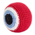 Cotton hacky sack, 'Scarlet Shield' - Handcrafted Knit Cotton Hacky Sack in Scarlet Hues
