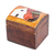 Wood decorative box, 'Memorable Memories' - Handcrafted Classic Pinewood Decorative Box in Warm Hues