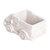 Cement flower pot, 'Evergreen Truck' - Handcrafted Whimsical Classic Truck Cement Flower Pot