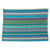 Cotton napkin, 'Delicious Views' - Handloomed Cotton Striped Napkin in Blue and Green Hues