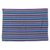 Cotton napkin, 'Delicious Waters' - Handloomed Cotton Striped Napkin in Blue and Purple Hues