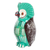 Ceramic figurine, 'Lovely Tecolote' - Guatemalan Hand-Painted Green Ceramic Owl Figurine (image 2c) thumbail