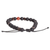 Men's carnelian and lava stone beaded diffuser bracelet, 'Absolute Vitality' - Men's Carnelian Lava Stone and Wood Beaded Diffuser Bracelet