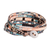 Wickelarmband mit Perlen - Handgefertigtes Wickelarmband aus schwarzen und türkisen Glasperlen