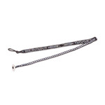 Positive energy bracelet, 'Trendy Makeover' - Beaded Positive Energy Long Wrap Bracelet in Black & Grey