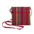 Cotton sling, 'colourful Guatemala' - Handmade Classic Striped Red Cotton Sling Bag with Zipper