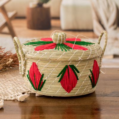 12 cestas de mimbre y otras fibras naturales para tus plantas