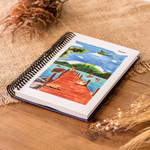 Paper journal, 'The Breathtaking Lake' - Inspirational Lake Atitlan-Themed Paper Journal
