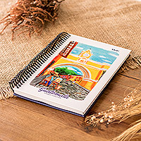 Paper journal, 'The Arch and Guatemala' - Cultural Santa Catalina Arch Paper Journal from Guatemala
