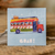 Paper magnet, 'Folk Marvel' - Inspirational Chicken Bus-Themed colourful Paper Magnet