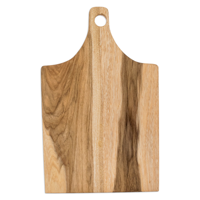 tabla de cortar de madera - Tabla de cortar artesanal de madera de laurel con grabado de tortuga