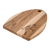 tabla de cortar de madera - Tabla de Cortar Semi-Ovalada de Madera de Laurel con Grabado de Guacamayo